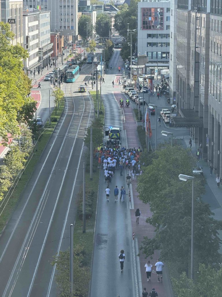 Ongoing Protest at Frankfurt!
