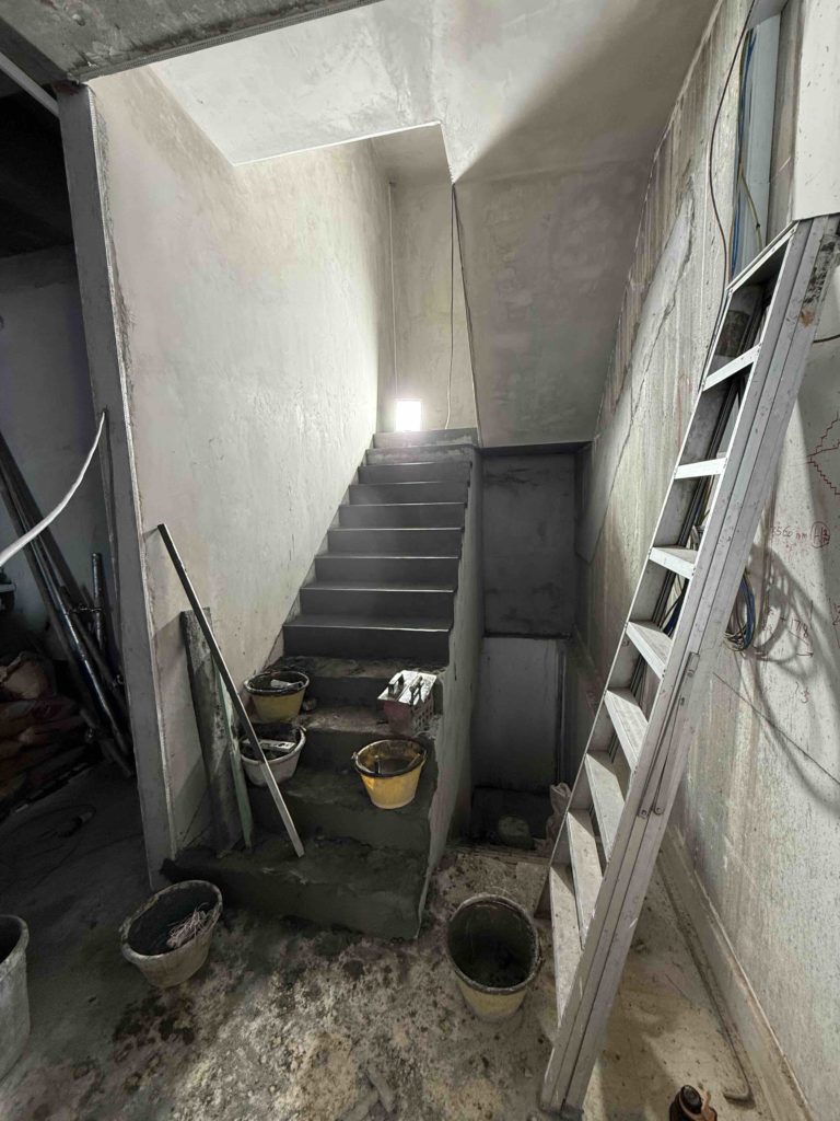 Staircase being improved!