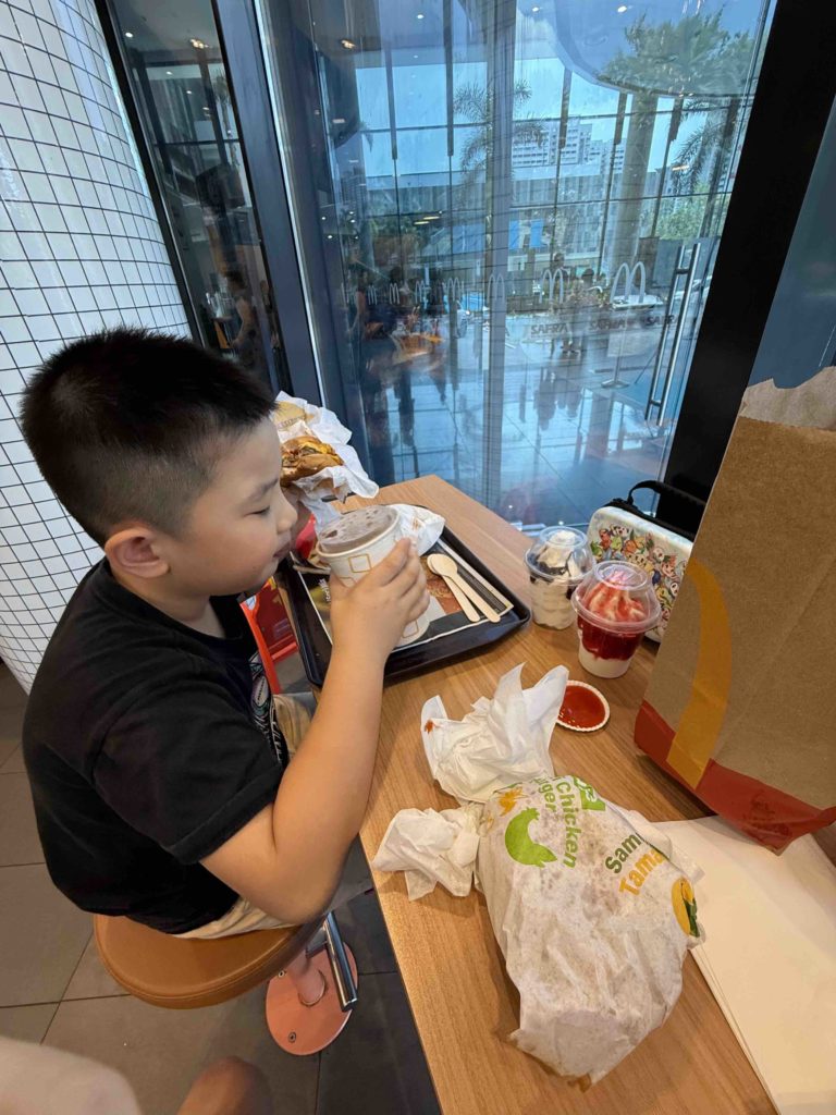 Lunch and a bit of dinner...