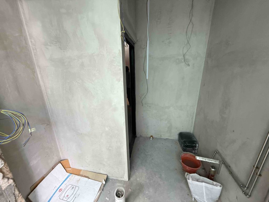 Like the plastered walls...