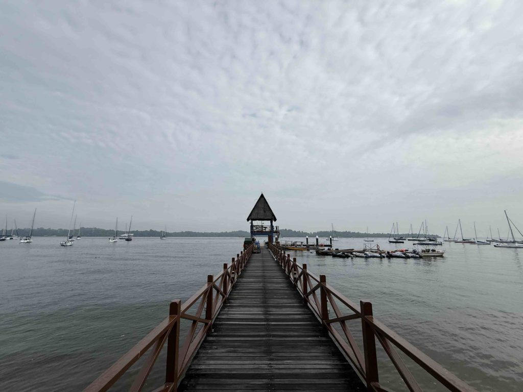 hazy and windy morning!