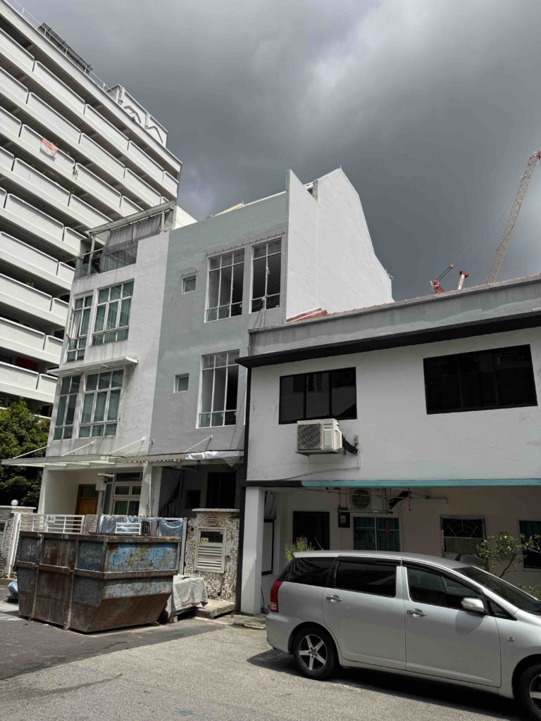 House looks good with grey and white!