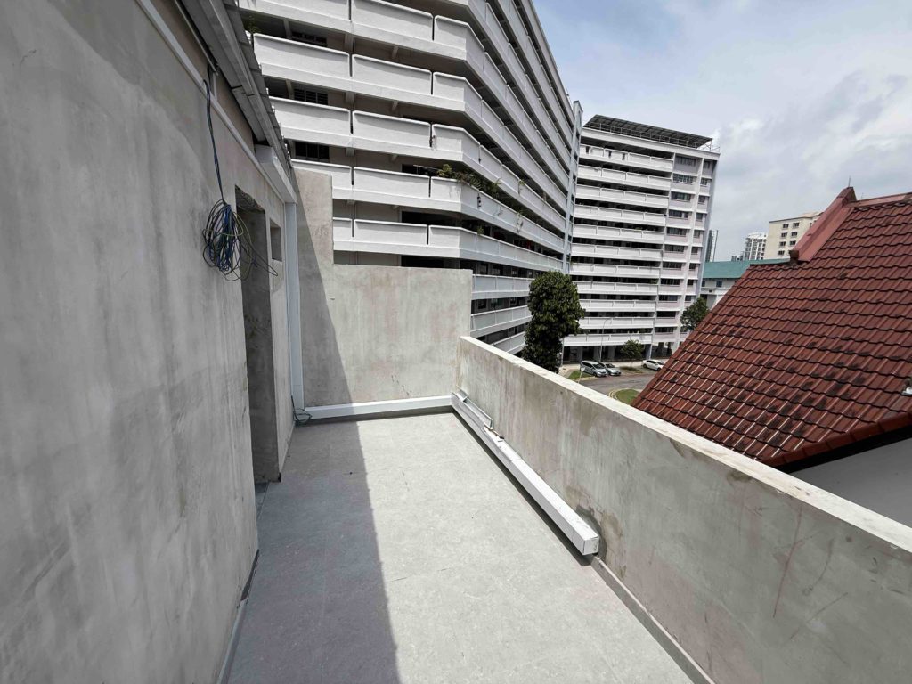 Balcony transforming in progress!