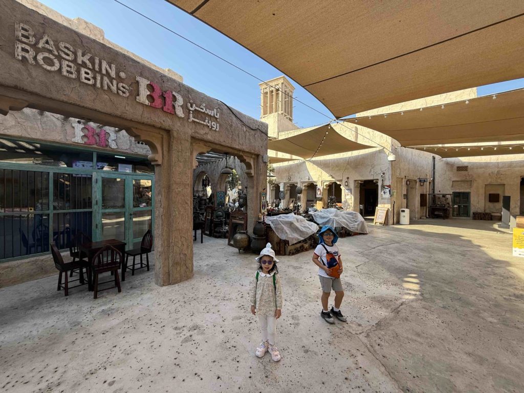 At Dubai old city...