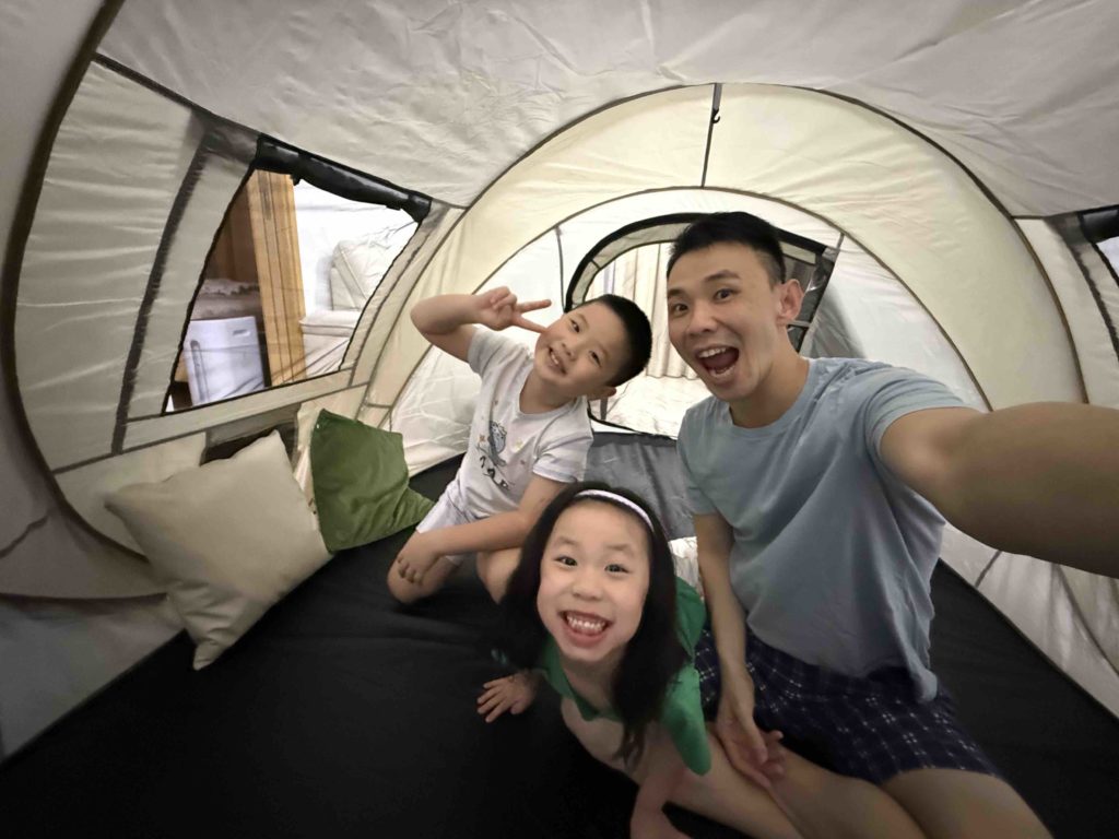 Indoor tent!