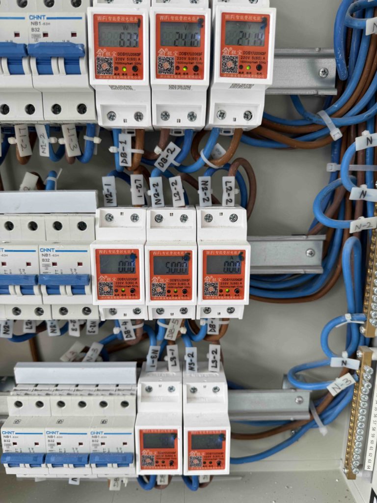 Setting up the electric and water monitoring