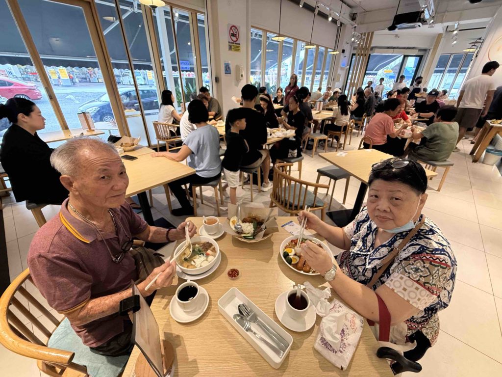 CNY shopping with mum and dad!