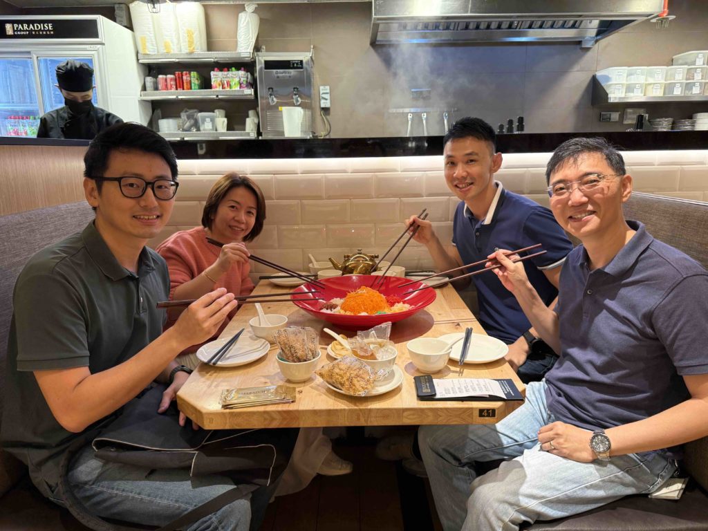 Louhei and Farewell lunch with the team!