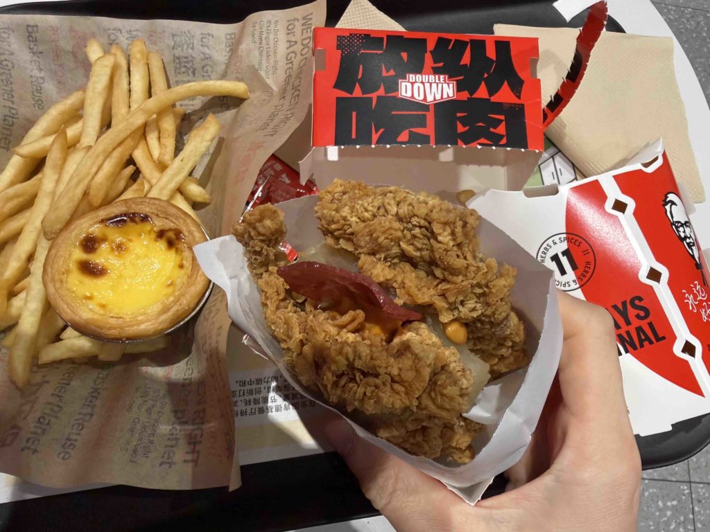 Love this super unhealthy Zinger burger!