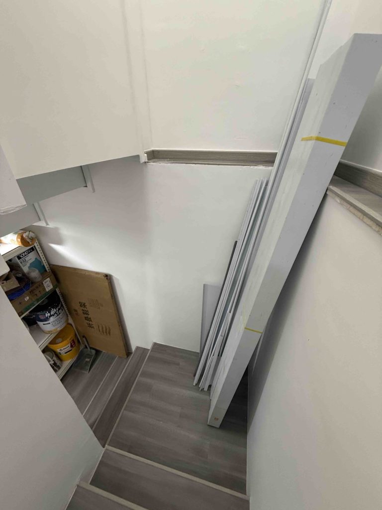 Cleared the mess and shifted to basement.