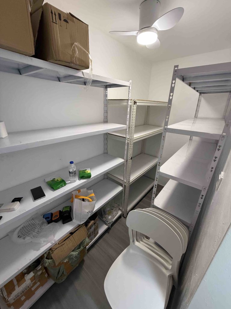 Basement storage is online...