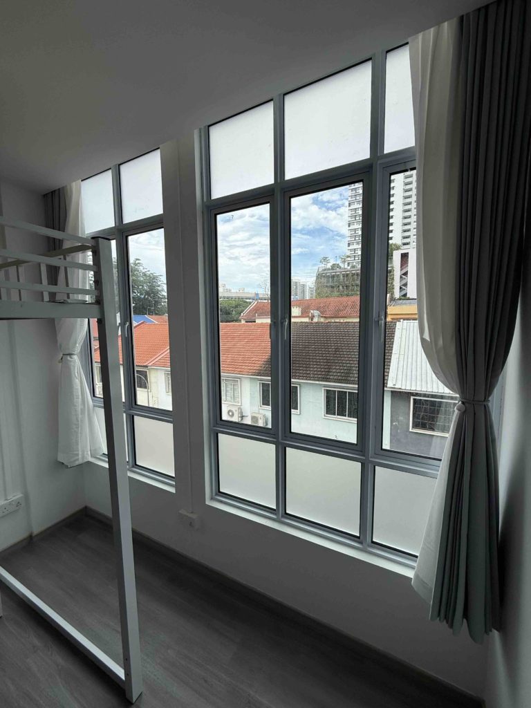 Frosted glass panel looks great!