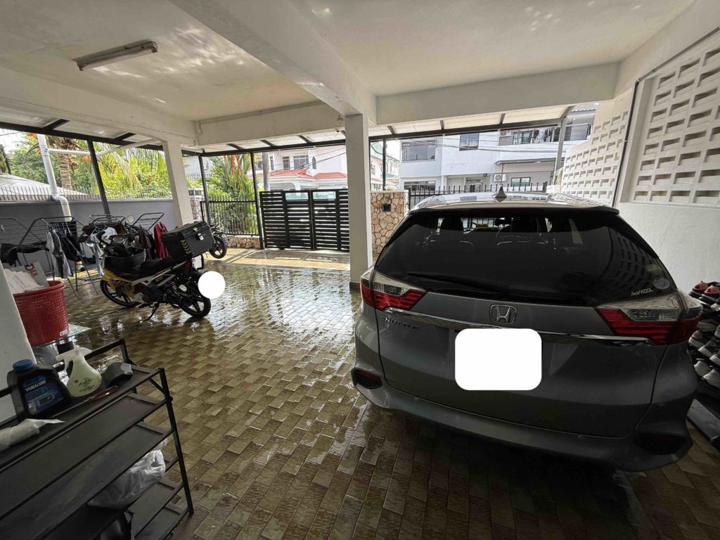 Washing the place so clean!
