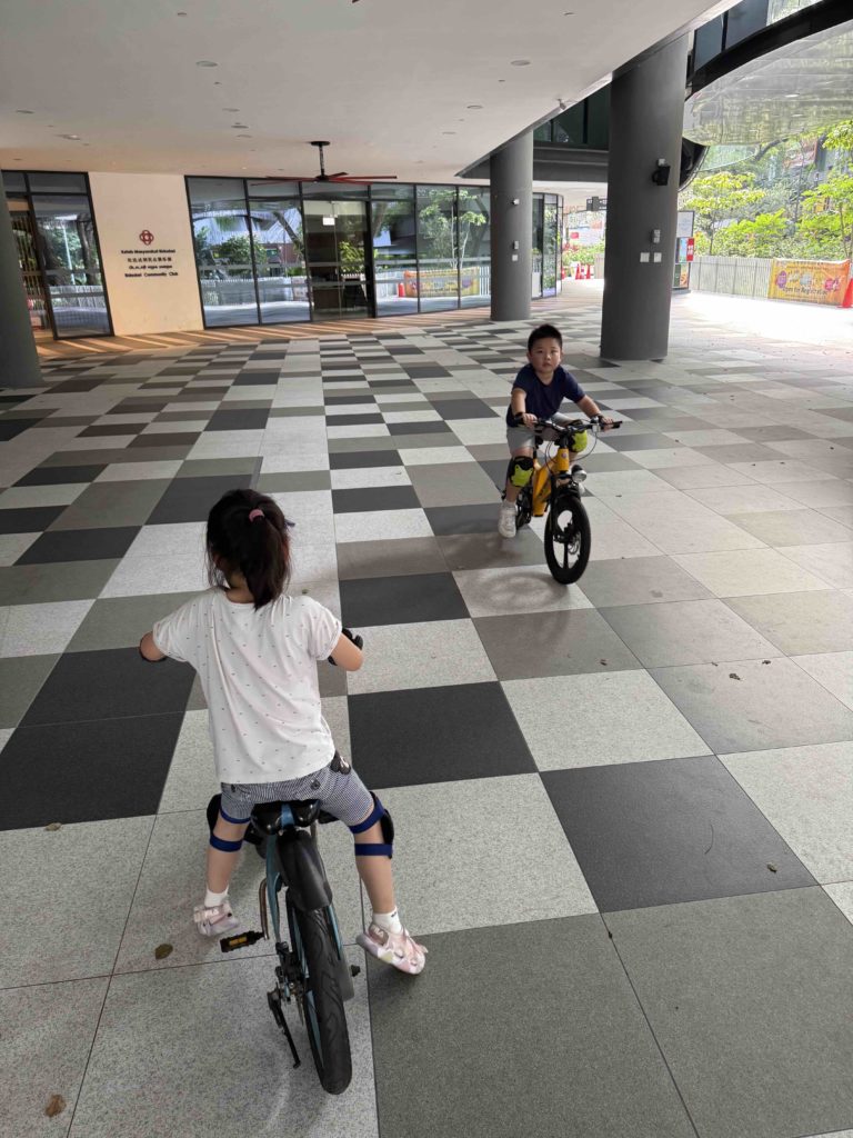Learning to ride...
