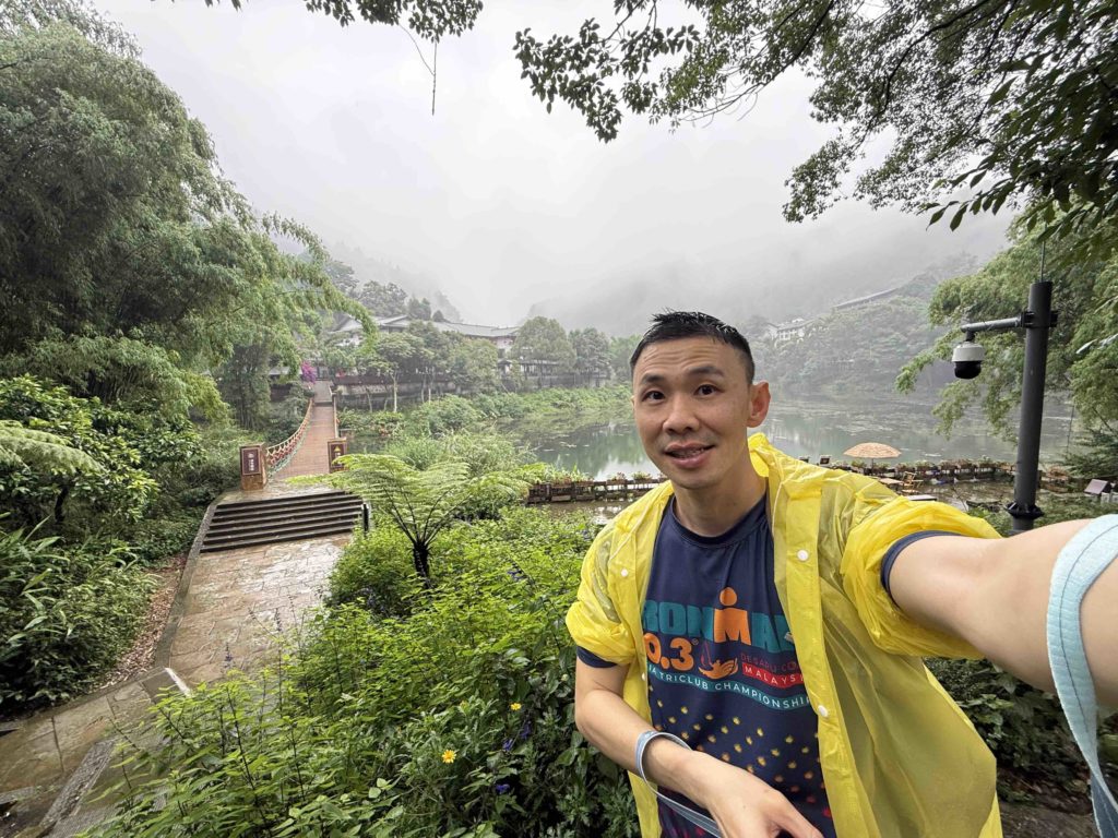 View is so scenic in the rain!