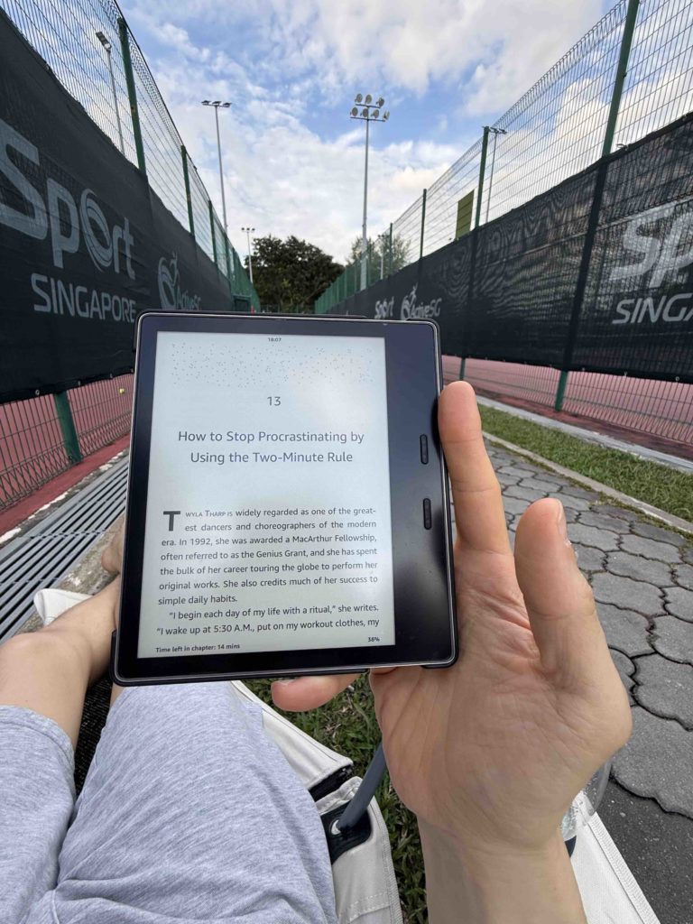 Reading for self development!