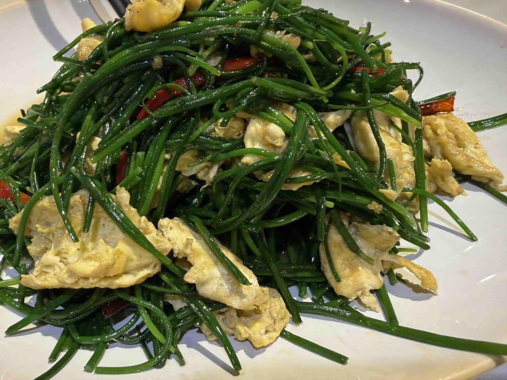 I love this 沙葱炒蛋！