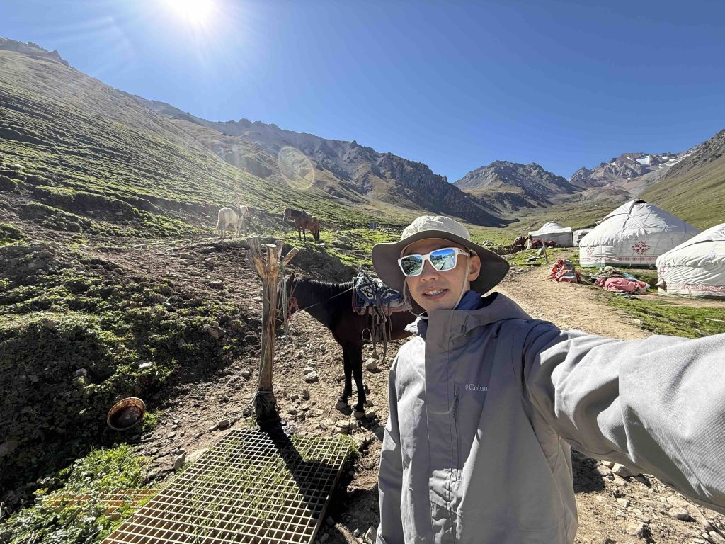 Horses in the mountains!