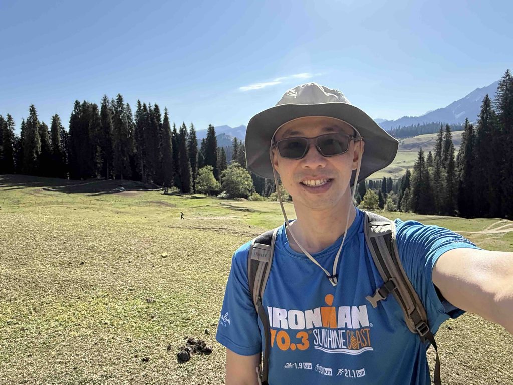 Hiking in the mountains!