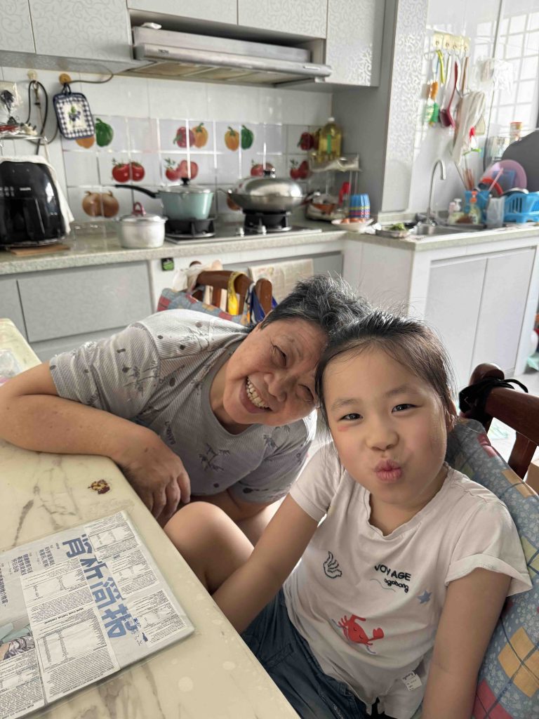 With Grandma
