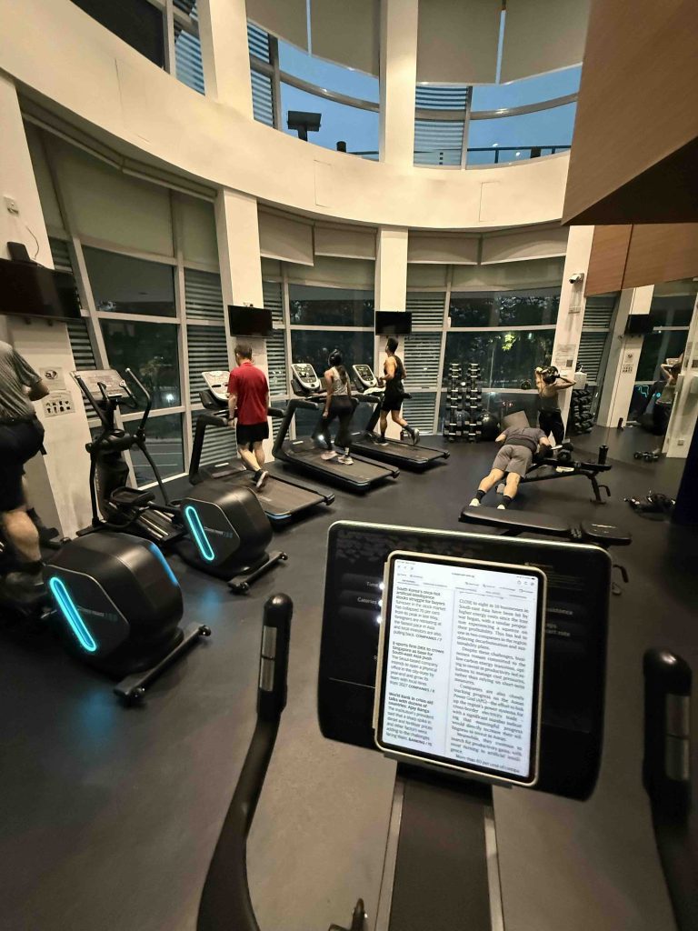 Indoor exercise!